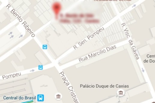 Mapa de Google Lace Wig Rio